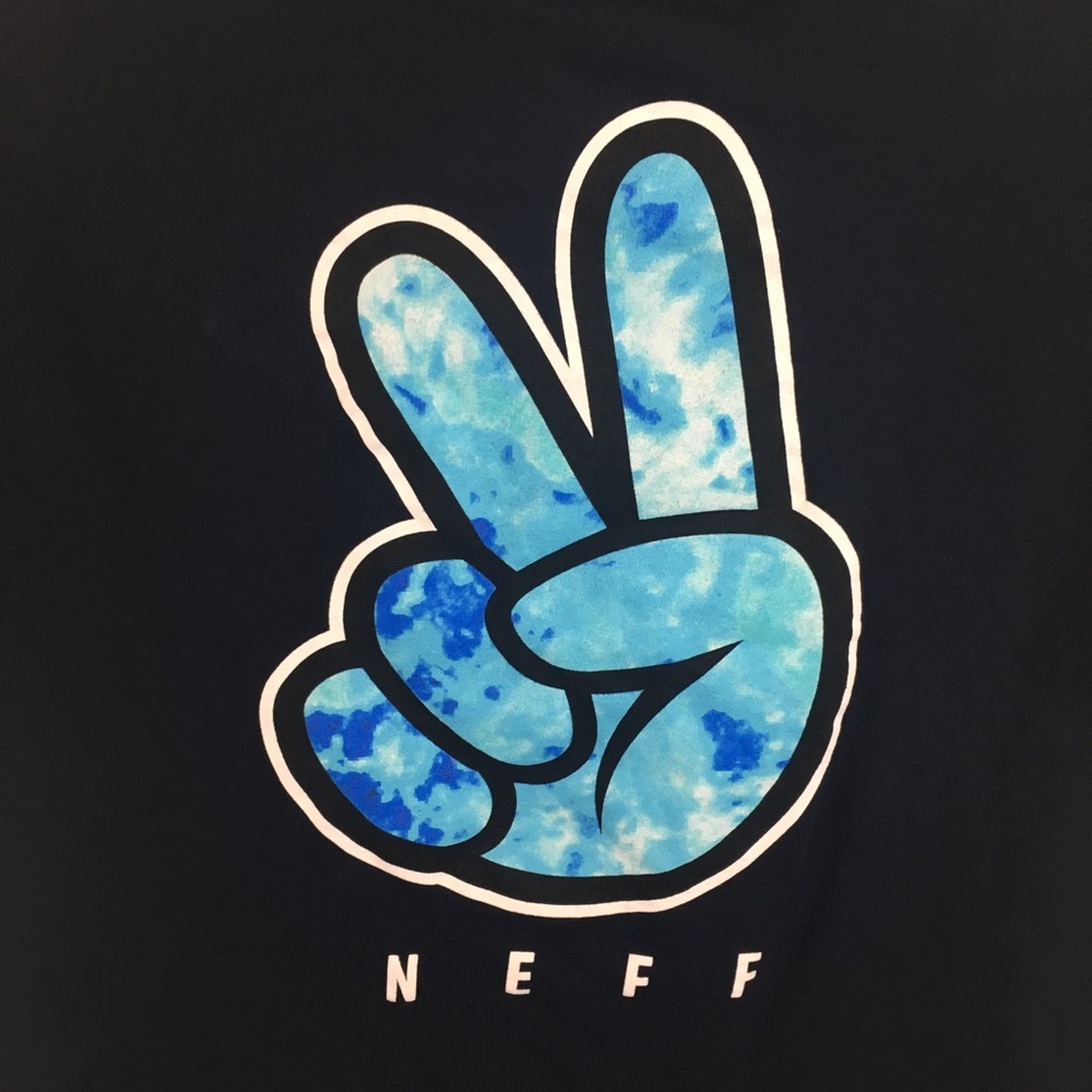 NEFF Black Graphic Tee Sz L